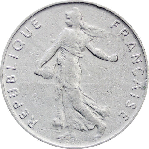 1965 Half Franc France Coin