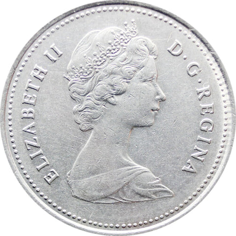 1986 25 Cents Canada Elizabeth II Coin