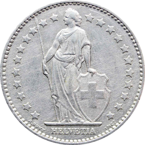 1982 One Franc Switzerland Coin