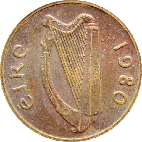 1980 1 Pingin Ireland Coin