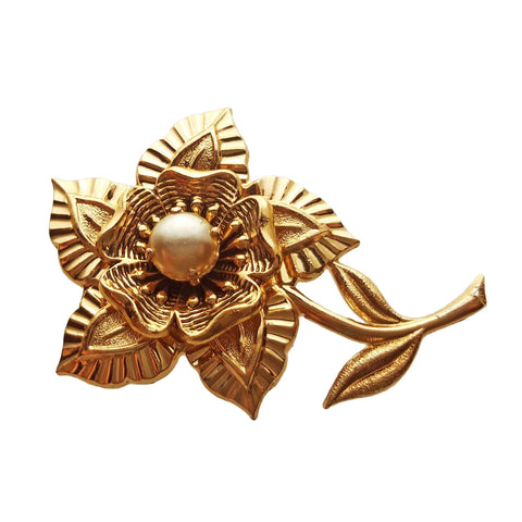 Vintage Brooch Flower