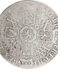 1693 Half Crown William and Mary Silver Coin United Kingdom 2nd busts