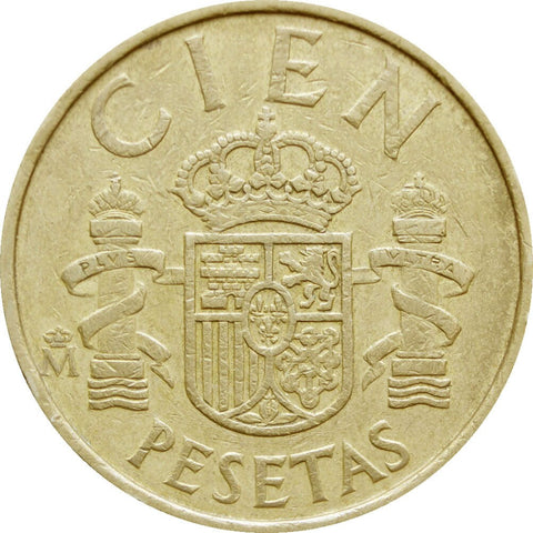 1984 100 Pesetas Spain Juan Carlos I Coin