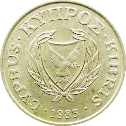 1983 20 Cent Cyprus Coin