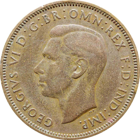 1942 Half Penny George VI Coin