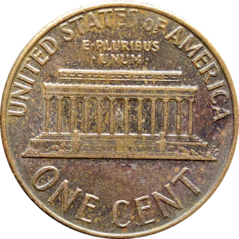 1974 D United States Lincoln Memorial One Cent