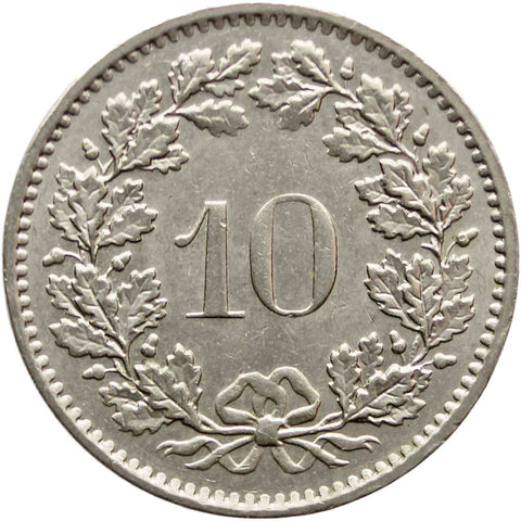 1973 10 Rappen Switzerland Coin