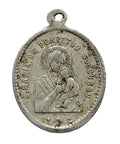 Virgin Mary Religion Pendant Medallion Vintage