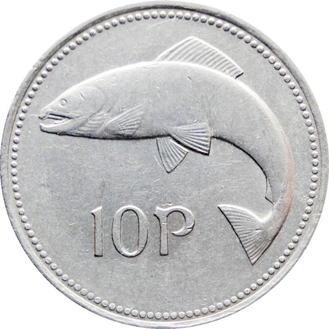 1993 10 Pingin Ireland Coin (small type)