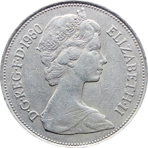 10 New Pence 1980 Elizabeth II 2nd portrait United Kingdom Coin