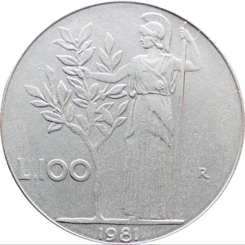 1981 Italy 100 Lire Coin