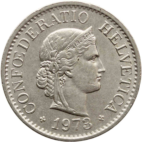 1973 10 Rappen Switzerland Coin