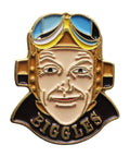 Vintage Pin Badge Biggles Pilot Metal Enamel Brooch