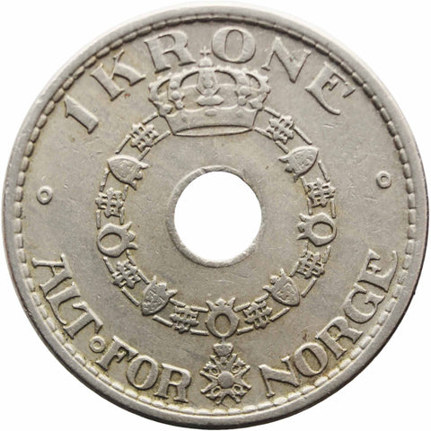 1951 1 Krone Norway Haakon VII Coin