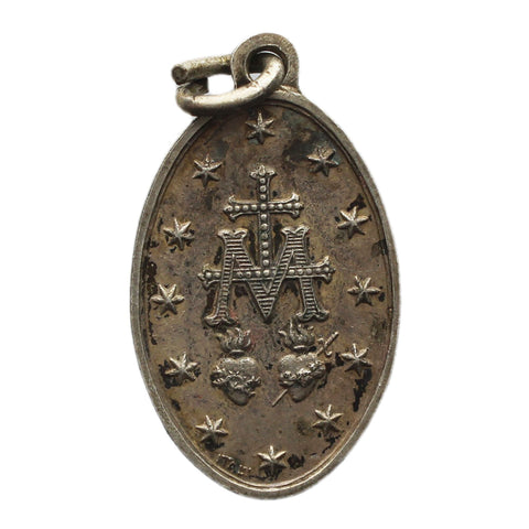 Our Mary Religious Vintage Medallion Pendant