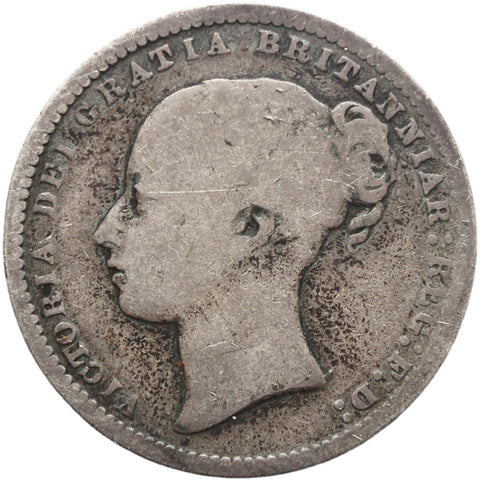 1873 Shilling Victoria Queen Great Britain Silver British Coin