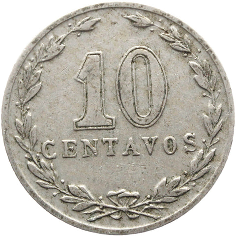 1906 10 Centavos Argentina Coin