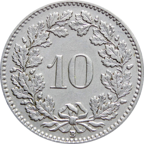 1932 10 Rappen Switzerland Coin