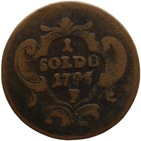 1795 1 Soldo County of Gorizia Italian State Leopoldo II