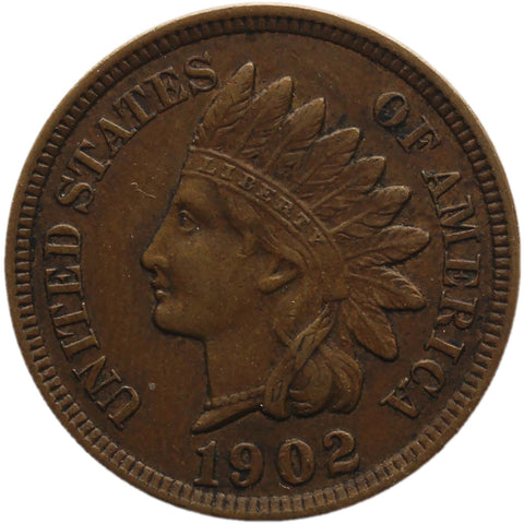 1902 One Cent United States Indian Head Coin