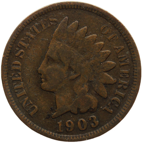 1903 One Cent United States Indian Head Coin