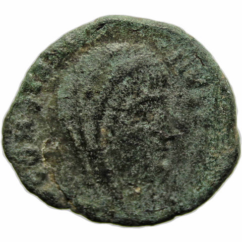 337 - 348 A.D Roman Empire Constantine I Follis Coin Posthumous Coinage AE4 Mint Constantinople