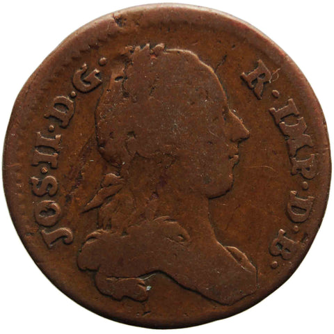 1789 1 Liard 1 Oorden Austrian Netherlands Joseph II Coin