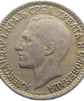 1925 50 Para Yugoslavia Coin Aleksandar I Poissy Mint