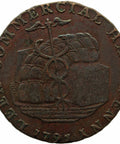 1793 Half Penny Staffordshire Leek Commercial Token