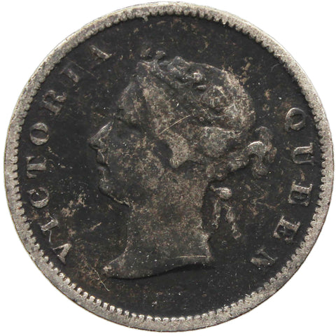 1900 4 Pence British Guyana West Indies Silver Coin Victoria Low Mintage