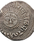 1890 - 1898 One Rupee India Princely state of Indore Shah Alam II