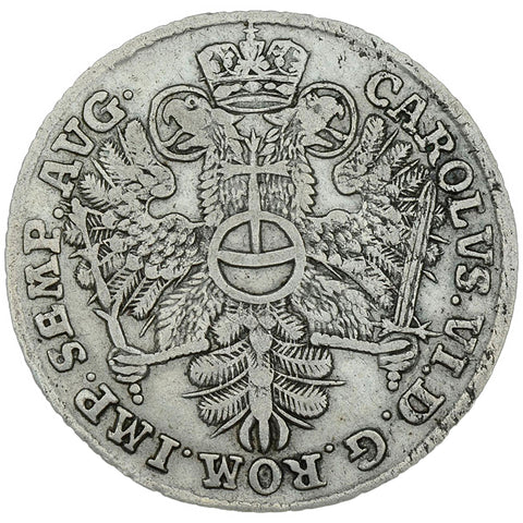 1727 IHL 8 Schilling Hamburg German states Silver Coin