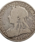 1897 Shilling Queen Victoria Great Britain Silver Coin