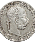 1901 1 Korona Austria Habsburg Franz Joseph I Silver Coin