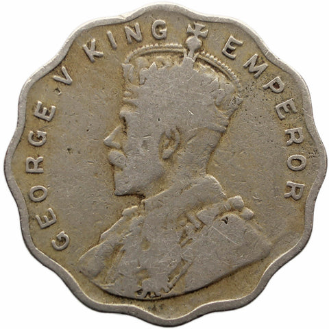 1919 1 Anna India British Coin George V Bombay Mint