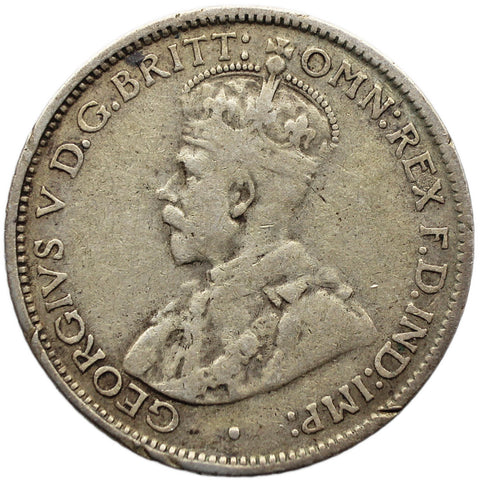 1936 6 Pence Australia Coin George V Silver