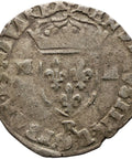 1593 R Douzain France Coin Henry IV 1st type Avignon Mint Silver