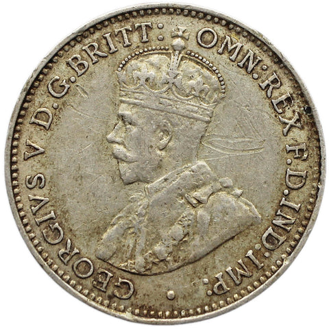 1912 3 Pence Australia Coin George V Silver