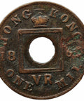 1866 One Mil Hong Kong Coin