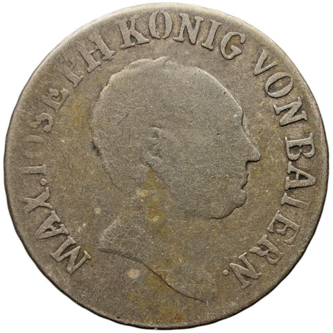 1816 6 Kreuzer Bavaria Coin Maximillian I Joseph Germany