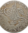 1913 5 Qirsh Egypt Mehmed V Coin Ottoman Empire