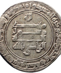 AH 328 Abbasid Caliphate Dirham al-Radi, Dirham, Madinat al-Salam Islamic Coin Silver