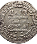 AH 328 Abbasid Caliphate Dirham al-Radi, Dirham, Madinat al-Salam Islamic Coin Silver