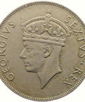 1950 H One Shilling East Africa Coin George VI