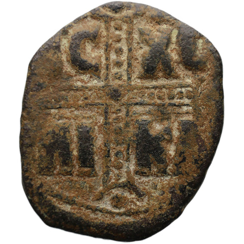 1034 – 1041 Byzantine Empire Follis Coin Michael IV Constantinople Mint