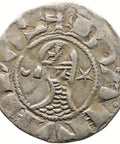 1163-1201 Denier Bohemond III of Antioch Coin Crusader and Christian State Silver