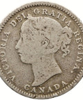 1901 10 Cents Canada Coin Victoria Silver