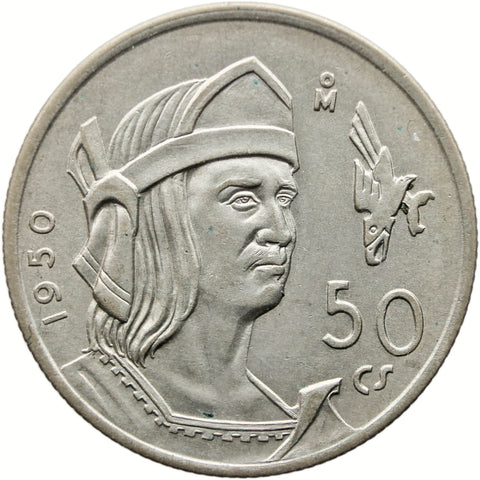 1950 50 Centavos Mexico Coin