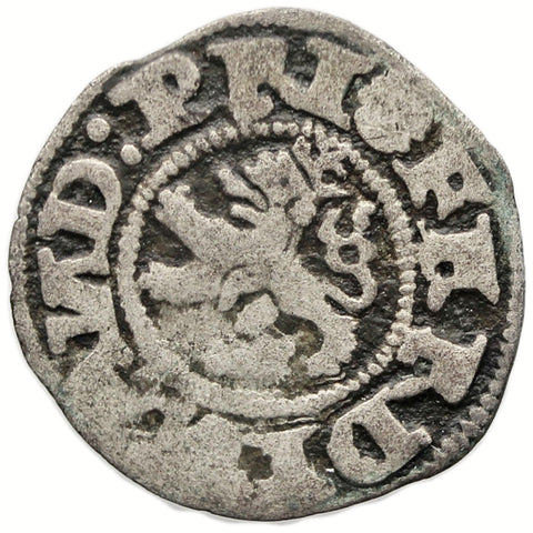 1526-1532 Weiss-Pfennig Kingdom of Bohemia Coin Ferdinand I Silver