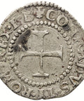 1577 1 Cavallotto Republic of Genoa Italy Coin Silver